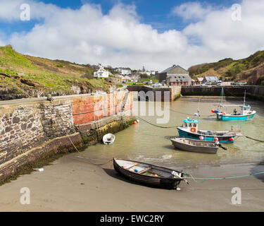 Porthgain Harbour Pembrokeshire Wales UK Europe Stock Photo