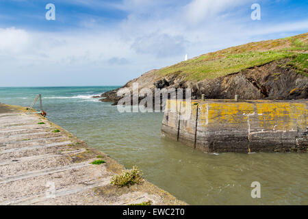 Porthgain Harbour Pembrokeshire Wales UK Europe Stock Photo