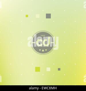 music poster with award sign over blurred background. abstract vector, label design Stock Vector