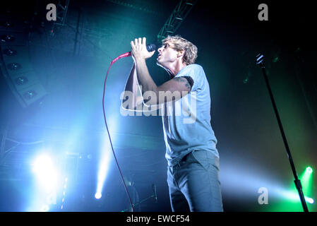 Toronto, Ontario, Canada. 22nd June, 2015. American indietronic rock band AWOLNATION performed at Sound Academy in Toronto. Band members: AARON BRUNO, KENNY CARKEET, DREW STEWART, ISAAC CARPENTER, MARC WALLOCH. © Igor Vidyashev/ZUMA Wire/Alamy Live News Stock Photo