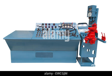 the control panel on a white background isolated Stock Photo