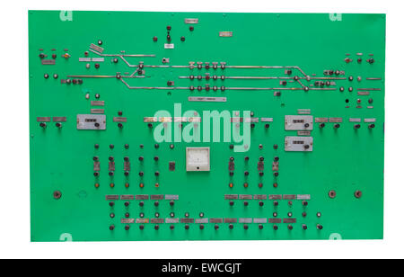 the control panel on a white background isolated Stock Photo