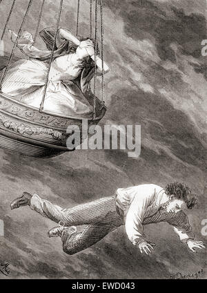 Death of Thomas Harris. 19th-century illustration of the death of ...