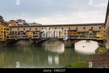 Ponte Vecchio, Old Bridge, Florence, Italy Stock Photo