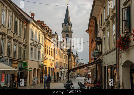 Kranj old town. Slovenia Stock Photo