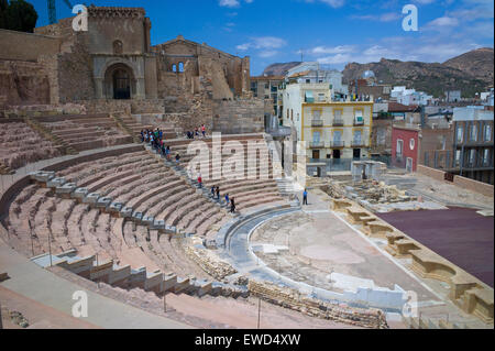 The Roman Theatre, Cartagena, Spain Stock Photo