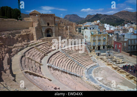 The Roman Theatre, Cartagena, Spain Stock Photo