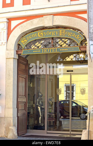 Szent Gyorgy Fogado hotel Pecs Budapest Hungary Stock Photo