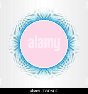 circle abstract background squares halftones design Stock Vector