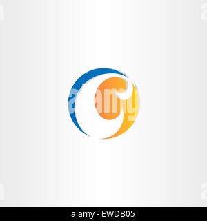 letter c abstract business vector icon Stock Vector