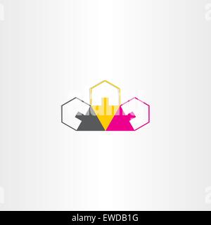 neighborhood houses vector icon design Stock Vector