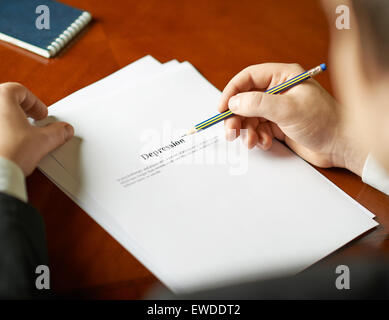 Depression definition composition Stock Photo