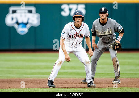 Dansby Swanson Vanderbilt Commodores Unsigned Game One of the 2015 College  World Series Championship Series Photograph