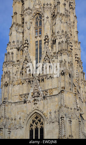 Detail of St. Stephans Cathedral in Vienna, Austria Stock Photo