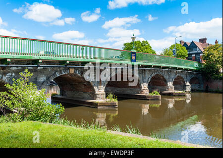 Trent Bridge, Newark-on-Trent, Nottinghamshire, England over the River Trent Stock Photo