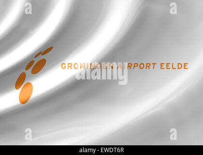 Groningen Airport Eelde logo icon flag symbol emblem sign Stock Photo