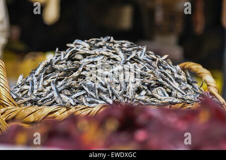 fish dried santos philippines general market city public alamy rf