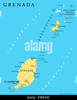 geography / travel, Grenada, St. Georges, city views / cityscapes Stock ...