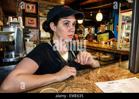 Miami Florida,SW 22nd Street,Coral Way,Sergio's,restaurant restaurants food dining eating out cafe cafes bistro,Cuban,interior inside,Hispanic Latin L Stock Photo