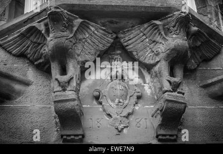 eagles at sailors home, dundee, Stock Photo