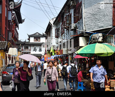 Small shops in the Old City  ( surrounding Yuyuan Garden district ) Shanghai Huangpu District  China Chinese Stock Photo