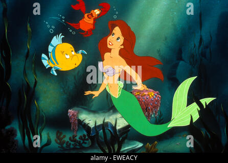 the little mermaid Stock Photo