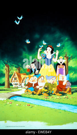 snow white and the seven dwarfs Stock Photo