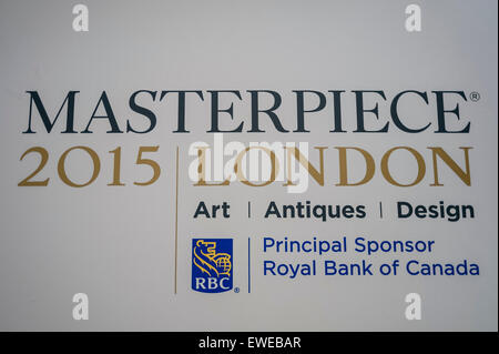 London, UK.  24 June 2015. Preview of Masterpiece London, the international cross-collecting Fair for art, antiques and design which takes place at The Royal Hospital Chelsea 25 June to 1 July.   Credit:  Stephen Chung / Alamy Live News Stock Photo