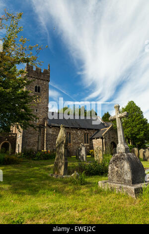 Llaniishen, Cardiff, Wales, UK. 24th June, 2015. UK Weather: St Isan's Church in Llanishen, Cardiff, basks in the evening sunshine. Cardiff enjoyed a warm but breezy day today with temperatures of 14 degrees Centigrade expected over night Credit: © Chris Stevenson/Alamy Live News  Stock Photo