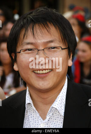 Masi Oka attends the World Premiere of 'Pirates of the Caribbean: At World's End' held at Disneyland in Anaheim. Stock Photo
