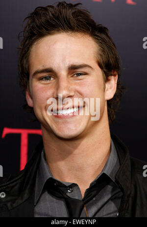 Kelly Blatz attends the World Premiere of 'Prom Night' held at the ArcLight Theater in Hollywood. Stock Photo