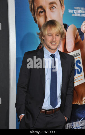 LOS ANGELES, CA - FEBRUARY 23, 2011: Owen Wilson at world premiere of 'Hall Pass' at the Cinerama Dome, Hollywood. Stock Photo