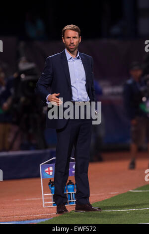 Olomouc, Czech Republic. 24th June, 2015. Gareth Southgate (ENG) Football/Soccer : UEFA Under-21 European Championship Czech Republic 2015 Group B match between England 1-3 Italy at Andruv stadion in Olomouc, Czech Republic . © Maurizio Borsari/AFLO/Alamy Live News Stock Photo