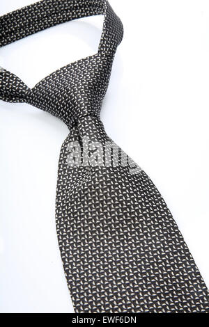 Tie on white background - close-up Stock Photo