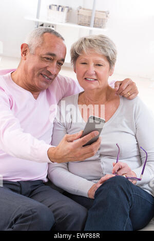 SENIOR COUPLE Stock Photo