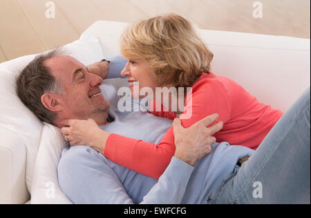 SENIOR COUPLE Stock Photo