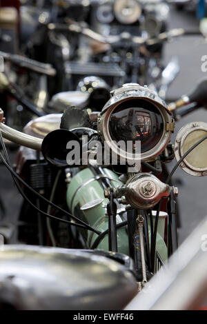 BSA classic motorcycle Stock Photo
