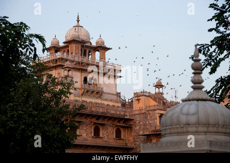 Albert Hall with  Central Museum  Jaipur, Rajasthan, India Stock Photo