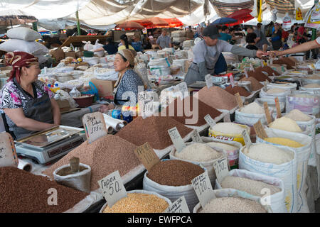 Osh market. Bishkek. Kyrgyzstan. Central Asia. Stock Photo