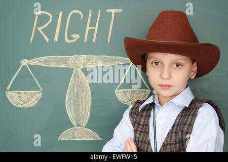Right education concept Stock Photo