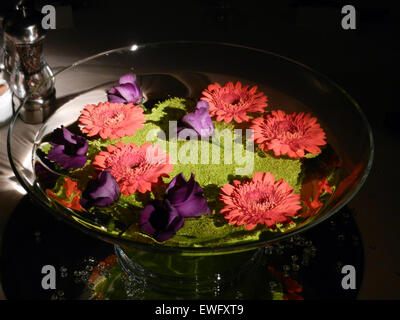 Berlin, Germany, flowers in a glass bowl Stock Photo
