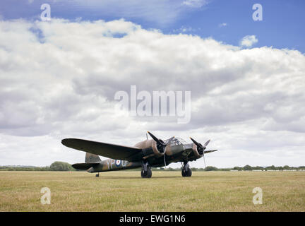 Bristol Blenheim Bomber at Bicester flywheel festival. Oxfordshire, England Stock Photo