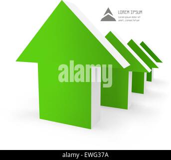 3d concept illustration. Usable for different business design. Stock Vector