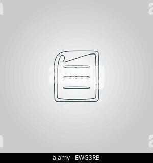 Document Icon Stock Vector