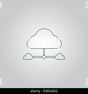 Cloud computing concept Stock Vector