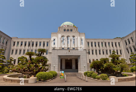 Ehime Prefectural Office (circa XIX c.) in Matsuyama, Shikoku Island, Japan. Architect Shichiro Giko Stock Photo