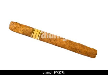 A genuine Habana cuban cigar, Cuba Stock Photo