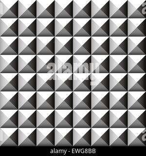 Studded, pointed background, seamless pattern. Vector. Stock Vector