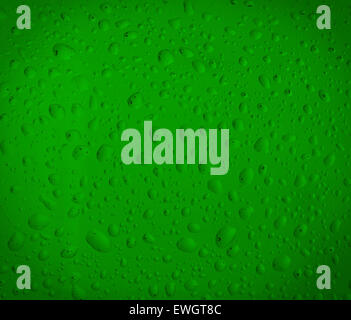 Texture water drops on the bottle of beer. Beer background Stock Photo