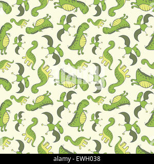 Dinosaur seamless pattern. Dino texture. Tyrannosaurus Rex Ornament ...